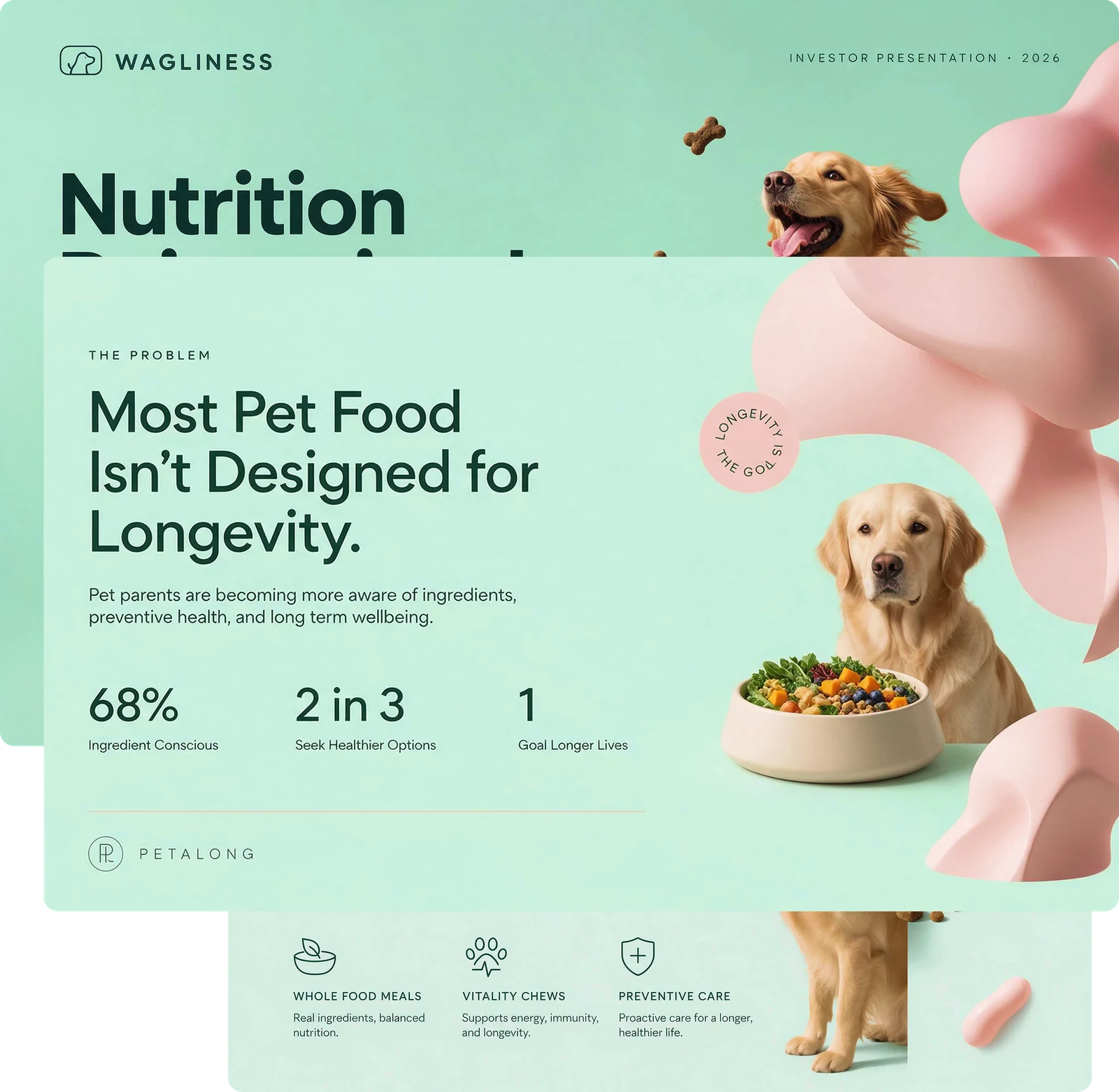 Wagliness pet nutrition presentation slides