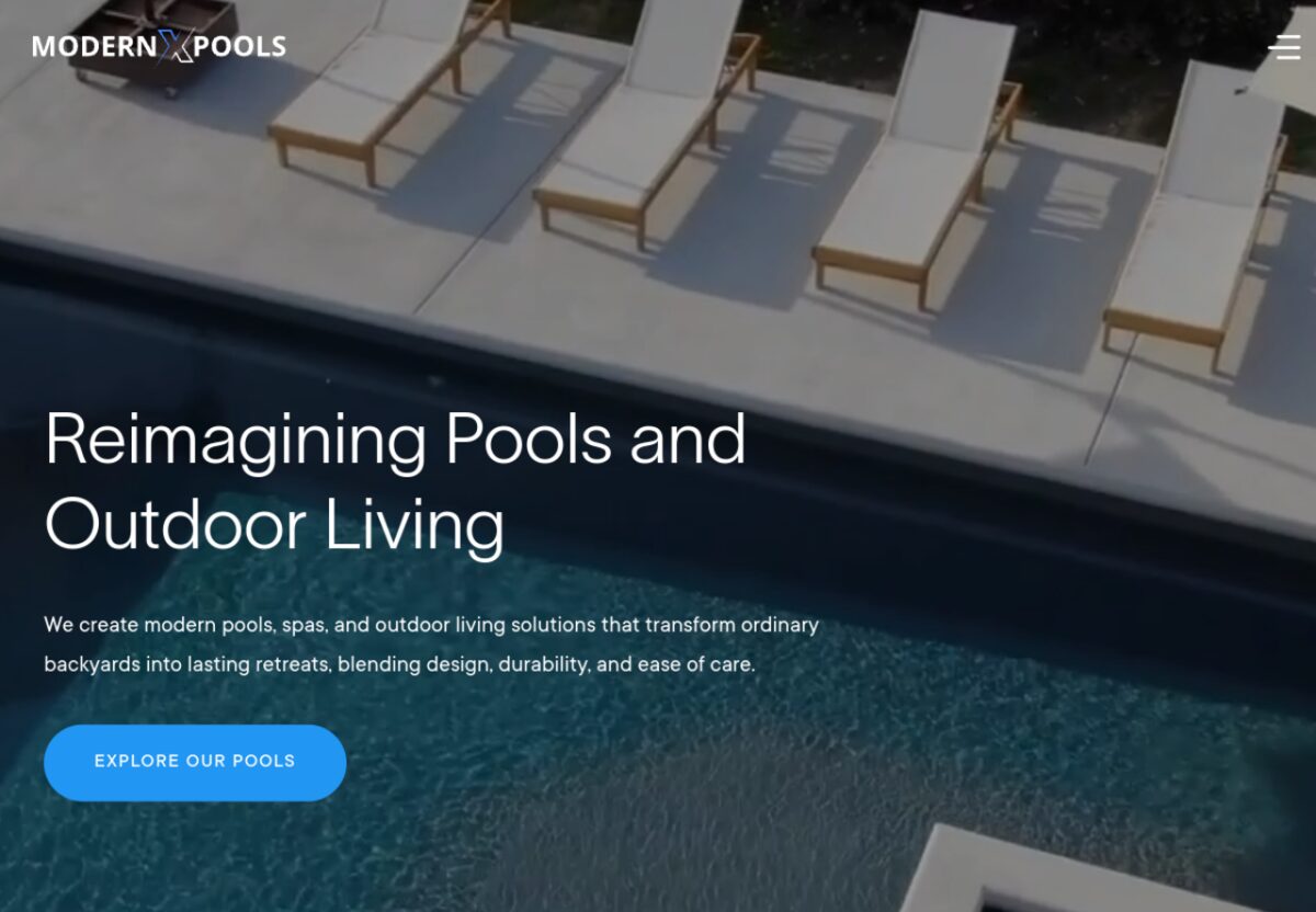ModernXPools website